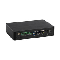 Mini PC de brazo sin ventilador DDR4 EMMC RK3568 Dual RJ45 LAN RS232 RS485 COM Android ordenador industrial