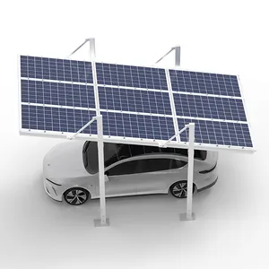 Photovoltaic charging stations Solar energy harvesting carport Solar parking lot cover PV parking structure carport