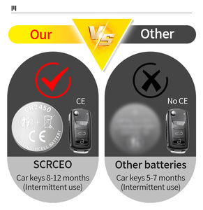 Batería de Litio CR2450 de 3V al por Mayor, 580 mAh, de Larga Duración, para Llave Inteligente de Coche - Product Image 5