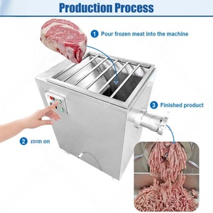 เครื่องบดเนื้อสำหรับร้านอาหาร ขายดี ใช้งานหนัก บดเนื้อแช่แข็งได้ สำหรับเนื้อหมู เนื้อวัว และเนื้อแกะ - Product Image 3