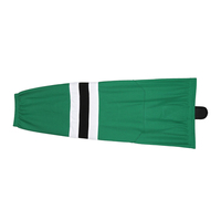 Chaussettes de sport montantes pour jeunes de hockey sur glace, personnalisables avec logo couleur, 100% polyester tricoté, respirantes, antidérapantes, séchage rapide, avec revers.