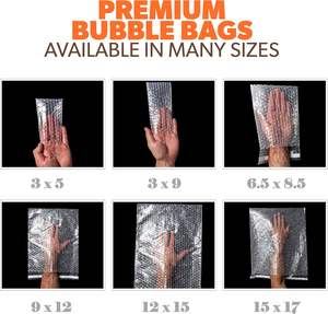 Bolsas de Burbujas Transparentes, Bolsas de Embalaje Acolchadas, Bolsas de Espuma a Prueba de Golpes para Envíos - Product Image 5