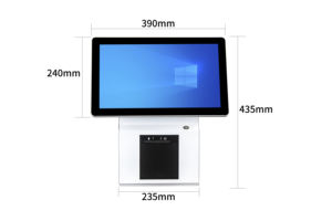 Toptan Pos sistemi çift ekran Wins11 üretici masaüstü dokunmatik ekran hepsi bir Pos ödeme terminali yazıcı ile - Product Image 3