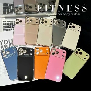 เคสโทรศัพท์ Senyork macaron กระจกนิรภัยแบบมันเงา สำหรับ iPhone 17 pro max 16 15 สีลูกกวาด พร้อมกรอบป้องกันกล้อง จากโรงงาน - Product Image 2