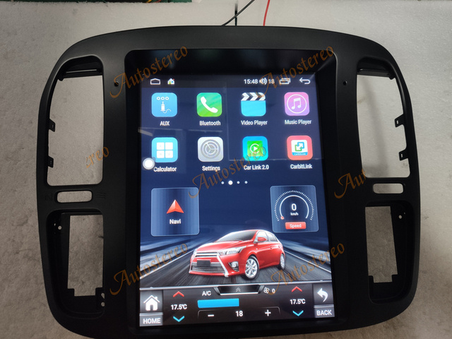 Android 14 Auto Stereo Carplay 12 Inch for Lexus LX470 1992-2002 Car GPS Navigation Multimedia Player Headunit QLED