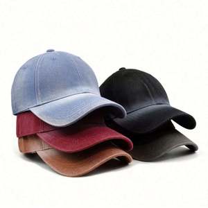 Gorra de Béisbol Deportiva Unisex Vintage de Algodón con Efecto Desgastado, Ajustable, Estilo Trucker, para las Cuatro Estaciones, Venta al por Mayor - Product Image 2