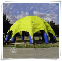3x3 4x4 Tente gonflable d'exposition commerciale de publicité Gazebo gonflable Canopy Tente scellée à l'air