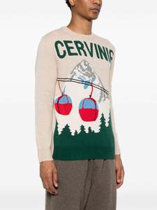 Pull tricoté personnalisé Pull tricoté à motif jacquard Pull à col rond Pull d'hiver Pull tricoté pour hommes - Product Image 2