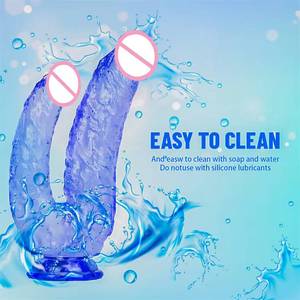 Ventouse double gode pour femme, sex-toy pour adulte, pénis gay, gode érotique, anal, consolador, buttplug, jouet sexuel pour lesbiennes - Product Image 4