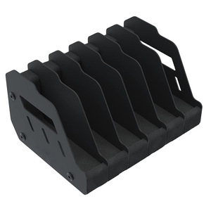 Estante de almacenamiento para pistolas de juguete, soporte de exhibición multiusos negro con 6 compartimentos para pistolas de juguete de 8 a 13 años, unisex - Product Image 5