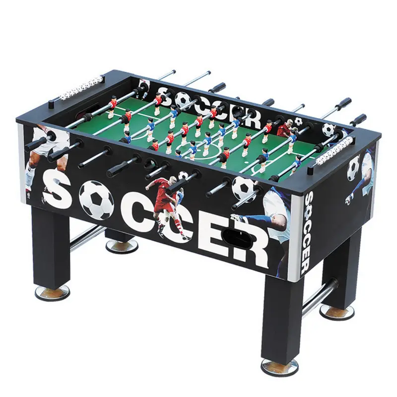 Großhandelspreis MDF 2-4-Spieler 55 Zoll Foosball Tisch Fußball 8-Stift Indoor-Spiel