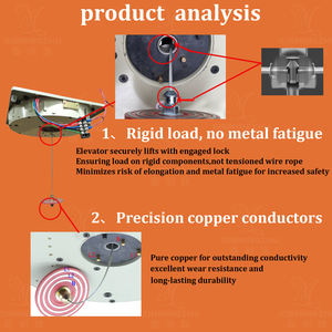 Motor de elevación de araña grande Capacidad de carga 50 KG 110 LBS 4 metros 13 pies Altura de elevación Sistema de cabrestante Motor de servicio de araña - Product Image 5