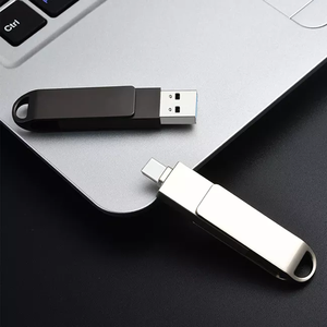 Gitra Giá Rẻ Giá Xoay Kim Loại Lưu Trữ Mạnh Mẽ 128GB 3 Trong 1 Otg Usb Ổ Đĩa Flash 16GB Cho Điện Thoại OTG Ổ Đĩa Bút 64GB Ngón Tay Cái Ổ Đĩa 32GB - Product Image 3