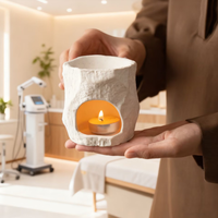 Brûleur d'huiles essentielles en céramique, diffuseur d'aromathérapie zen, décoration minimaliste pour la maison, pour le spa, le yoga, la méditation