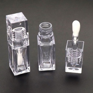 Conteneur de brillant à lèvres de 6 ml et 8 ml, tubes de brillant à lèvres de grande taille, logo personnalisé, tube de brillant à lèvres vide avec un grand pinceau - Product Image 1