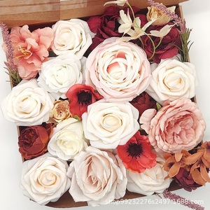 <span class=keywords><strong>Fleurs</strong></span> artificielles pour la décoration, pivoines, souffle de bébé, mur, fabrication en vrac, machine, arche, roses artificielles - Product Image 4