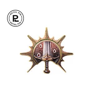 Broches de Metal Personalizados, Chapados en Oro, con Diseño de Baldur's Gate, para Regalos, Hechos de Aleación, con Personajes como Bárbaro, Druida, Bardo, Paladín y Guerrero - Product Image 4