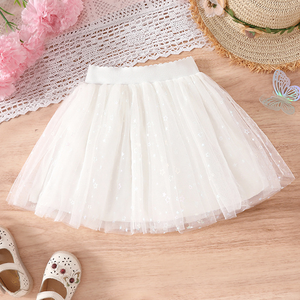 Verano nueva niña Margarita bordada de tres capas de malla <span class=keywords><strong>princesa</strong></span> escuela niños transpirable Floral tutú falda bebé de talla grande lindo - Product Image 3