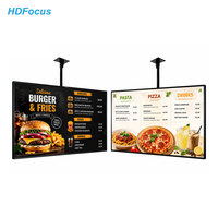 Pantalla LCD de Señalización Inteligente con WiFi Android de 65 Pulgadas, 4K UHD, Menú Digital, con CMS en la Nube para Restaurante o Cafetería