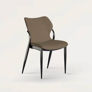 Dining Chair Style 07 Upholstered <b>Backrest</b> Modern Design For Home Cafe Hotel Use - Product Image 4