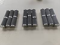 Kartrid Filter Hidrolik Baja Tahan Karat 304 Baru untuk Saringan Pipa Jaring Tabung Sanitasi Inline 10.0 Mikron 98.7%