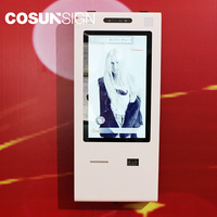 Kiosque de paiement tactile Android COSUN, terminal de libre-service sur pied pour supermarchés et magasins de détail