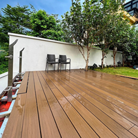 Planche de terrasse en WPC massif 140x23mm avec structure de noyau renforcée
