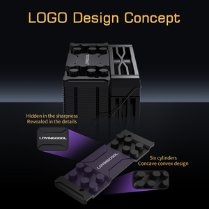 LOVINGCOOL Arrivée 120mm PC CPU Cooler Case ATX Fan Cooling OEM Computer Game CPU Cooler 6 Heat Pipes Best Reviewed CPU Heatsink - Product Image 6