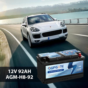 Venta al por mayor de fábrica 12V 92 <span class=keywords><strong>AH</strong></span> AGM Start Stop batería de <span class=keywords><strong>coche</strong></span> batería de plomo ácido para <span class=keywords><strong>coche</strong></span> - Product Image 2