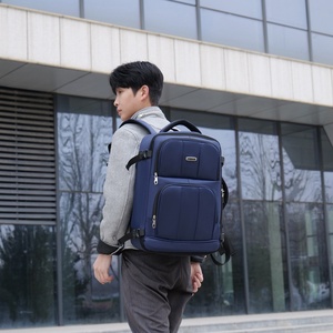 High-End Waterproof Commuting <b>Backpack</b> for Men Women <b>Large</b> <b>Capacity</b> Oxford Durable Panelled Multifunctional Zipper Polyester - Product Image 6