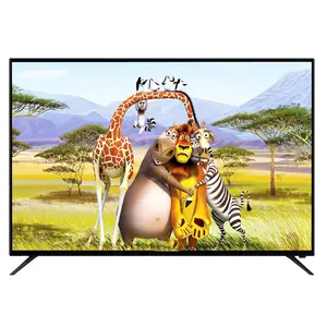 32英寸智能电视批发价格OEM工厂客户徽标框架条形音箱3d led电视