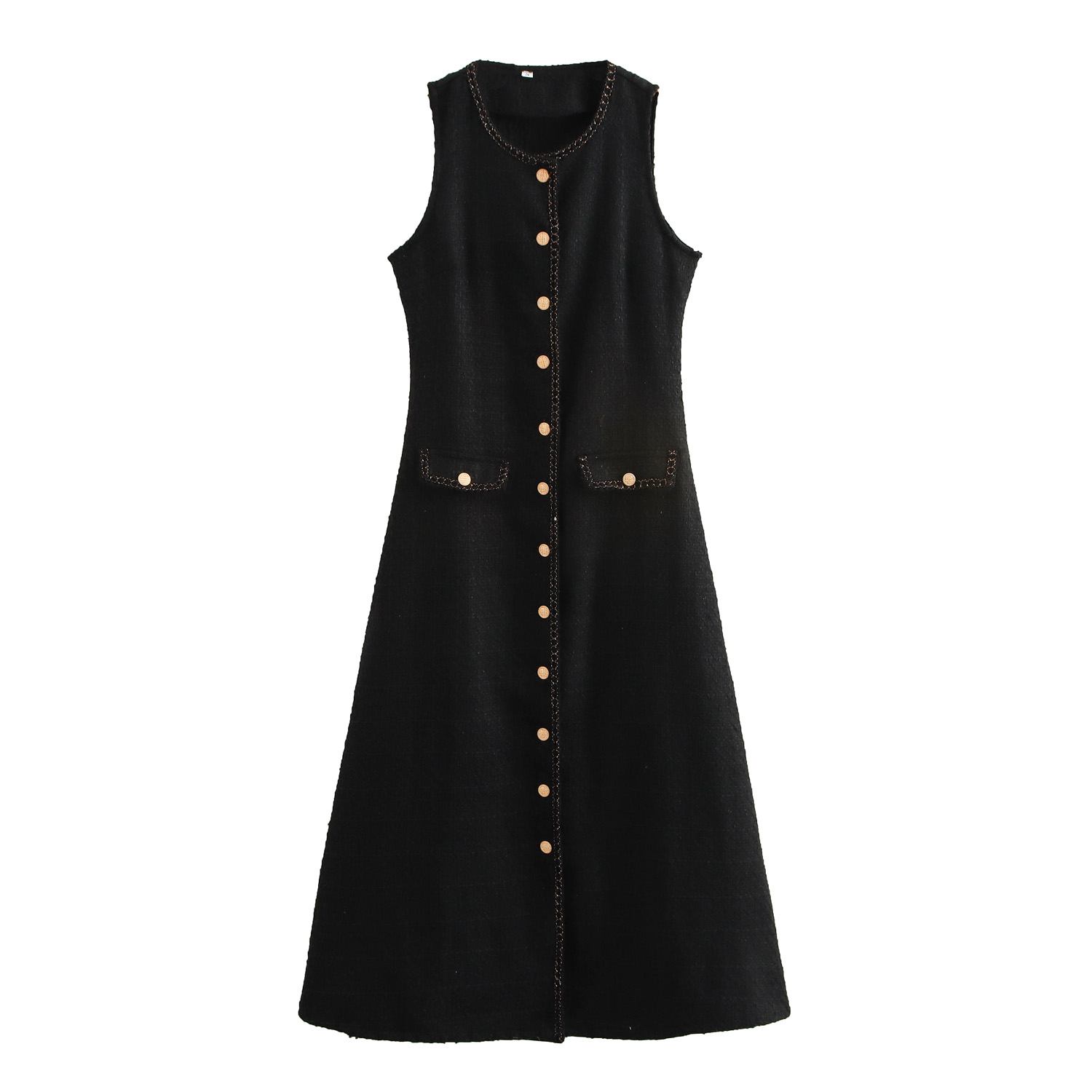 knee length dresses for ladies Plus Size Black Layering Vest Sleeveless Blazer - Designer Clothes for Plus Size Women - See Rose Go 2X / Jet Black