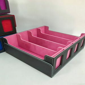Caja de Cartas de Cuero PU al por Mayor, Resistente al Desgaste, con Logotipo Personalizado para Juegos de Mesa TCG Warhammer - Product Image 4