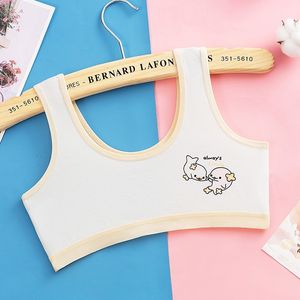 Modèles explosifs pas d'anneau en acier été dessin animé soutien-gorge imprimé pour adolescent soutiens-gorge de formation pour jeunes filles filles soutiens-gorge puberté - Product Image 3