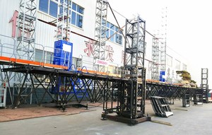 Cao Tầng Xây Dựng Mặt Tiền Nền Tảng Công Việc Cơ Giới Mast Climber Giàn Giáo Mast Leo Nền Tảng Công Việc - Product Image 2