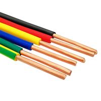 Fil de cuivre massif monoconducteur BV, ignifuge, pour installation électrique industrielle, isolation PVC, 16A