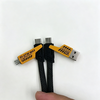 Kabel Pengisian Cepat USB-C Multi-Tipe 4-in-1 untuk Samsung untuk Oppo Redmi Vivo
