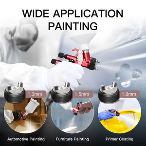 Kit de Pistola de Pintura HVLP Voylet SP-<span class=keywords><strong>V1</strong></span> con Vasos de Pintura Desechables de 20 Oz, Boquilla de 1.3 mm, Pistola de Pintura Automotriz - Product Image 2