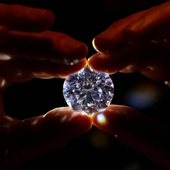 Thriving อัญมณีหลวมอัญมณีรอบตัด 1 กะรัต Moissanite Diamond
