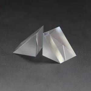 Óptica do prisma do ângulo direito para o prisma de vidro triangular personalizado k9