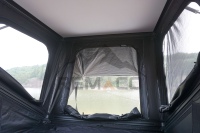 Tente de toit double XL Remaco pour voiture, modèle Overland, coque rigide en aluminium avec double levage en Z, tissu Oxford