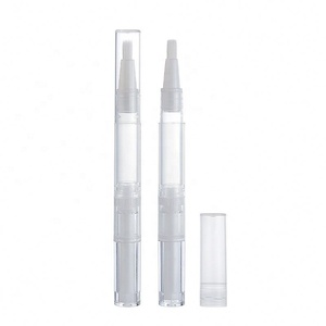 Bolígrafo de aceite para cutículas de 2 ml de color personalizado al por mayor, brillo labial cosmético en formato de bolígrafo giratorio con cepillo - Product Image 5