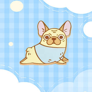 Nueva llegada divertido diseño de animales pines insignia logotipo personalizado perro en blanco Metal artesanía Pin al por mayor alfileres de solapa de dibujos animados Bulldog francés - Product Image 1