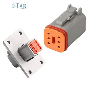 <span class=keywords><strong>2</strong></span>/3/4/6/8/12 Pin DEUTSCH erkek dişi konnektör DT04-3P-L012 su geçirmez Plug-In sabit flanş DT06-3S - Product Image 4