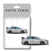 Promoción al por mayor, diseño personalizado, decorativo, colgante de papel de perfume para coche, ambientador para coche