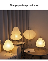 Lampadaire nordique en fer et papier fait à la main blanc LED Dimmable High CRI 90 Design minimaliste pour la décoration d'hôtel et de salon