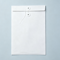 Carpeta de Archivo de Papel Kraft Blanco al por Mayor y Bolsas para Documentos con Logotipo Personalizado, Tamaño A4, Bolsas de Archivo