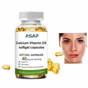 แคปซูลแคลเซียมเหลวสำหรับ D3มีวิตามินดีแบบแคปซูลมีความหนาแน่นของกระดูก - Product Image 1