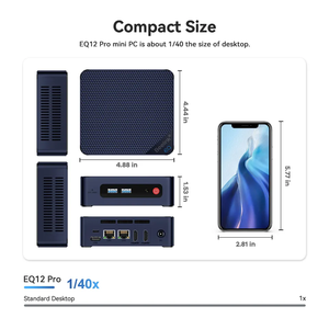 Rts New Beelink eq12 Pro Intel Core i3-N305 Ethernet kép Lan 2.5G 500G Bán buôn máy tính để bàn máy tính xây dựng đầy đủ chơi game mini <span class=keywords><strong>PC</strong></span> - Product Image 2