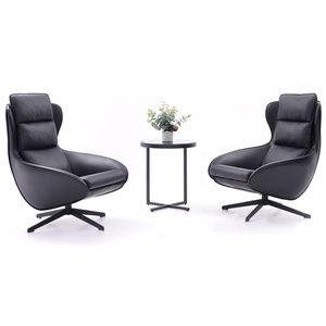 Wholesale Manufacturer Executive Black Leather Couch <b>Office</b> Furniture Houston - Product Image 6